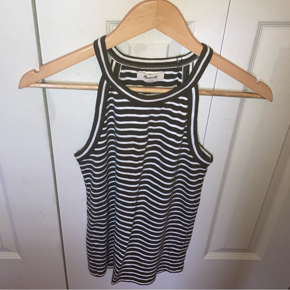 Madewell ribbed halter tank